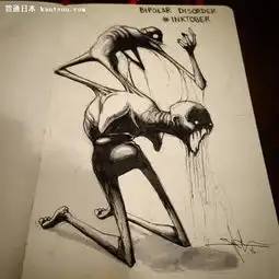 比恶魔更可怕外国艺术家笔下的心理疾病