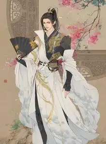 工笔古风绝美插画公子如风美人似画,谁是你的小说男主脸