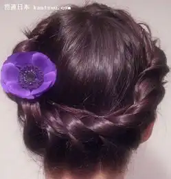 欧美复古盘发发型图片展现优雅气质