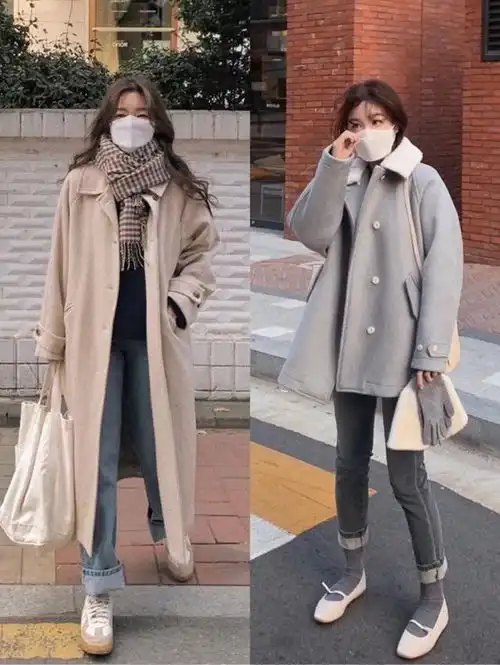 18套韩系大衣优雅穿搭,精致简洁的款式,姐妹们穿上就是韩剧女主