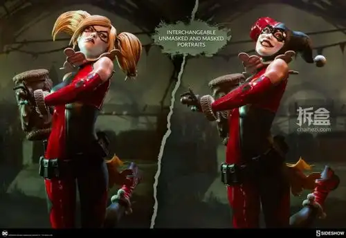 sideshowdc漫画小丑女哈莉奎茵harleyquinn20寸pf雕像