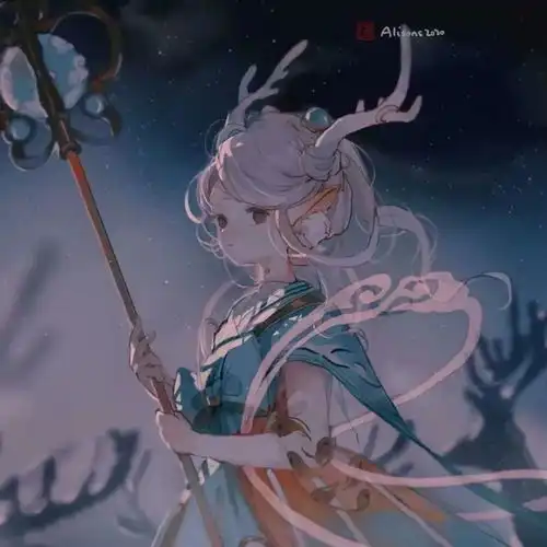 古风头像女白发系列