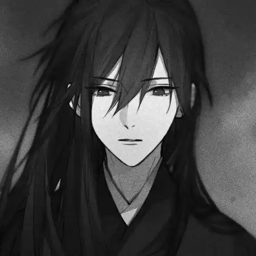 丧系忧郁头像动漫男男生