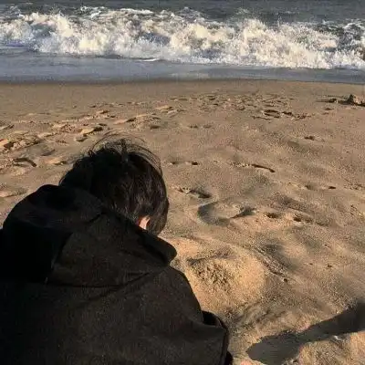 头像男丧系ins背景