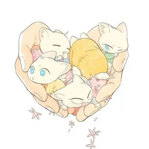 短漫萌出血小奶猫小奶狗