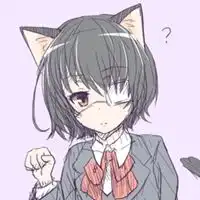 qq头像卡通有猫耳霸气点的男女不限,有尾巴最好