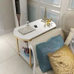 北欧简约小茶几迷你铁艺大理石小户型客厅创意小边几