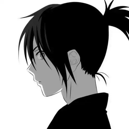 有没有黑白的男生头像,动漫