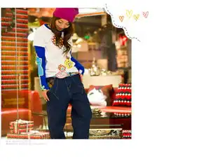 luvsymbols宝贝双星情侣系长t恤女