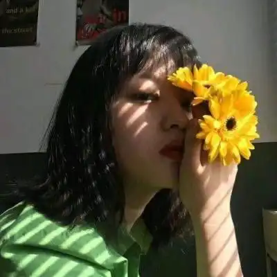 女生头像绿色系清新qq头像女生绿色社会真人