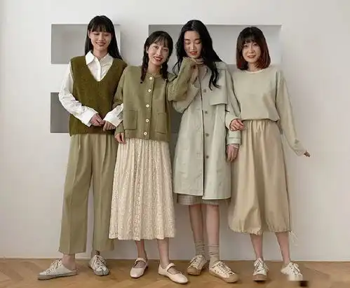 时尚色彩搭配有度,好闺蜜一起出街,就是要换汤不换药
