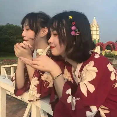 三人闺蜜头像古风系列闺密
