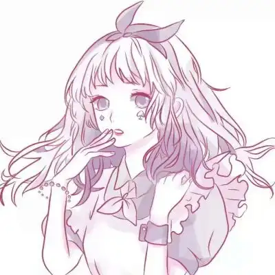 ins风格动漫女头