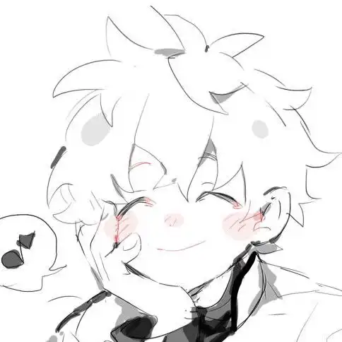 动漫男生黑色系头像系列