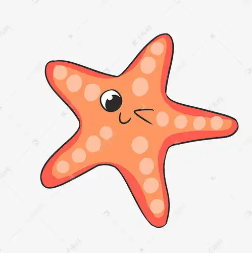 手绘卡通海洋生物海星插画素材图片免费下载千库网