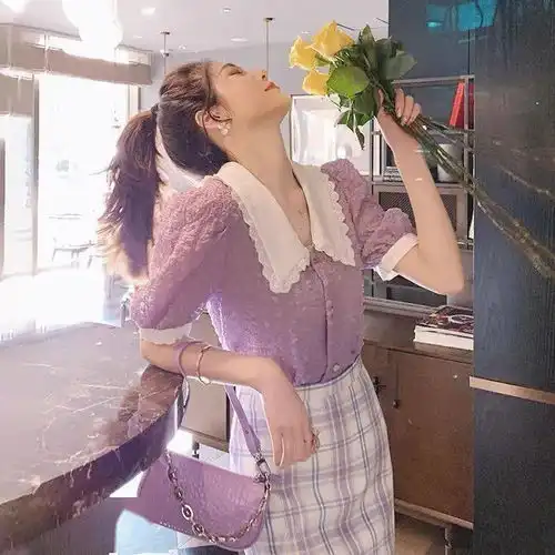 今年爆火的紫色系穿搭,风格浪漫又温柔,穿上秒变精致小仙女