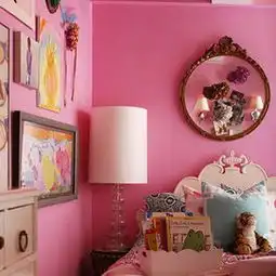 女生可爱粉红系头像卧室