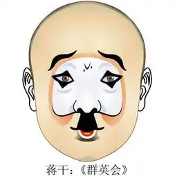 线描京剧三国人物图片,急