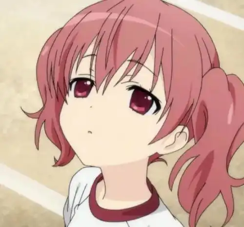 橙色系女生头像动漫陈都