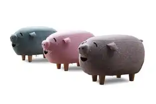 呆萌可爱小猪多用凳