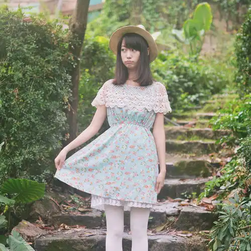 空气猫夏季甜美清新雪纺碎花无袖背心收堆糖,美图壁纸兴趣社区