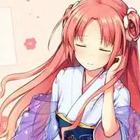 动漫气质和服女生头像乖巧可爱日本和服动漫女生头像