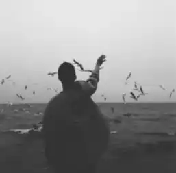 丧系头像男生真人背影男