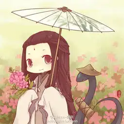 萌系q版女生头像黑子