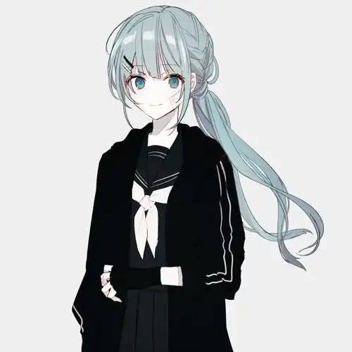 动漫女生头像年年有风,风吹年年,慢慢即漫漫