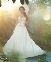 2013迪士尼纯美童话婚纱系列圆公主梦