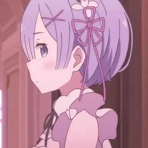 二次元少女可爱粉红系情