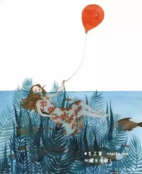 插画师么么鹿清新美好的手绘世界