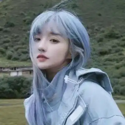 蓝色与神明白色与大海