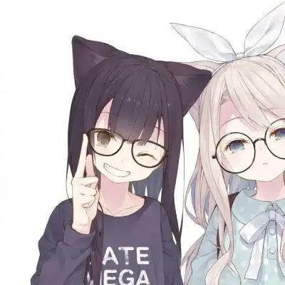 禁欲系闺蜜头像2人系列