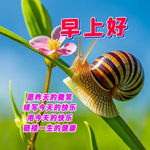 清晨吉祥如意的早上好问候语,愿你健康平安每一天