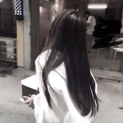 清纯女生头像背影图片