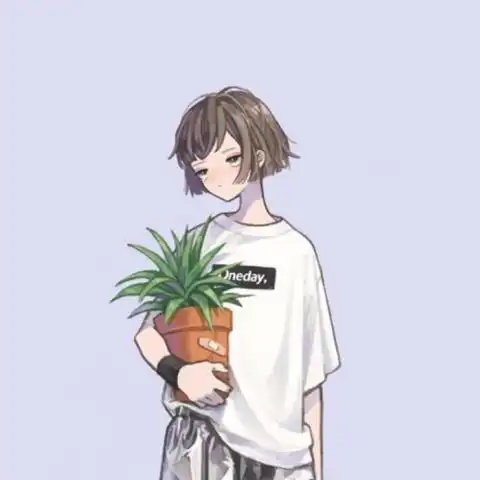 动漫头像女治愈系眼睛白