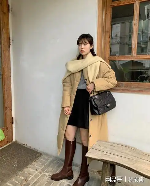 实用半裙穿搭不挑人,小个子轻松get韩系氛围感
