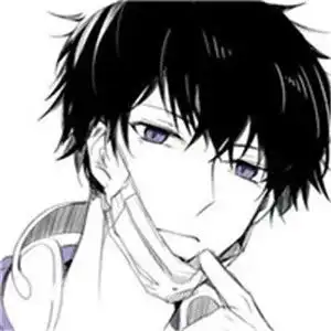 帅气黑白动漫男生头像,全部是手绘的喜欢来拿