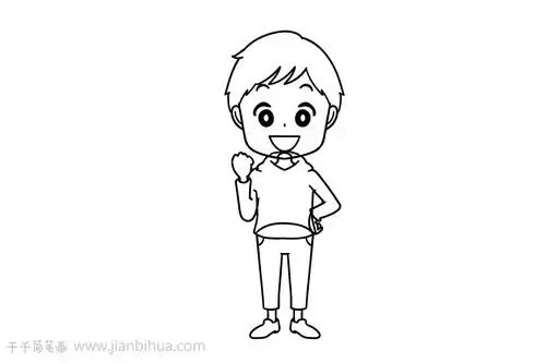男孩简笔画图片大全值得收藏