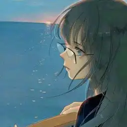 绿系动漫女头像高冷系头