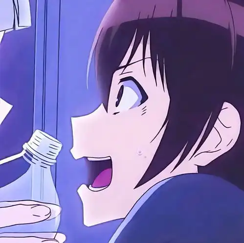 蓝色系姐妹头像卡通情头