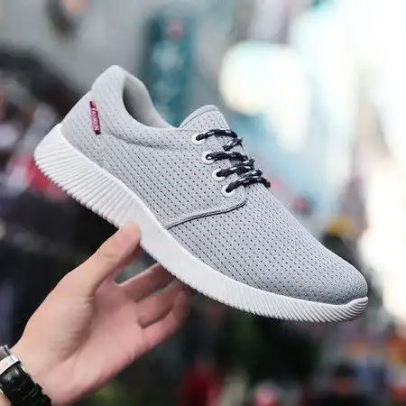 运动鞋男夏季透气网布跑步休闲鞋青少年潮流学生板鞋男鞋网面鞋子图片大全邮乐官方网站