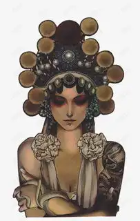 中国风京剧脸谱素材图片免费下载高清卡通手绘png千库网图片编号7138178