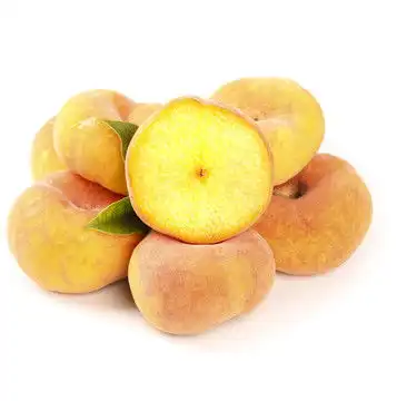 白底上放着切开的黄金蟠桃,蔬菜水果,食品餐饮,摄影素材,汇图网