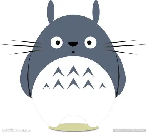 卡通龙猫设计图