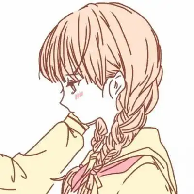 动漫情头一男一女两张可爱全网甜到爆的高清版