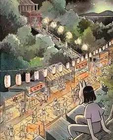 荷兰小姐姐用32张治愈系水彩,带你走进宫崎骏的梦境