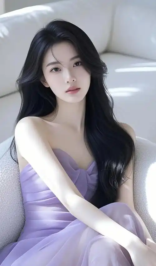 美女壁纸丨紫色系妩媚动人,爱了爱了