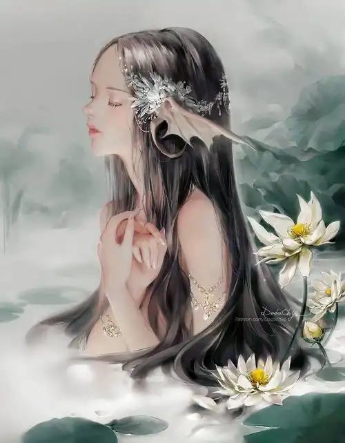收集一组唯美细腻的插画人物系列图